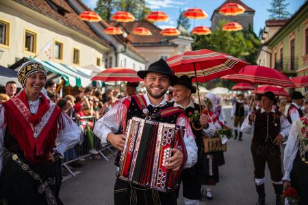 Izjemen obisk zaznamoval 50. Dneve narodnih noš in oblačilne dediščine v Kamniku (Blaž T. Muc)  (111)